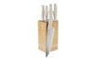 BAMBOO Knife Set with Stand, 6 Pieces Sahara Collection