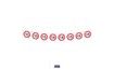 Garland traffic sign 18, 12 m