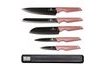 BERLINGERHAUS 6-Piece Knife Set with Magnetic Holder I-Rose Edition BH-2700