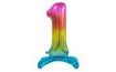 Balloon foil numbers DUH on base, 74 cm - 1