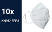 Respirační ochranná maska KN95 - 10 ks v balení