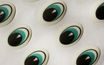 Sugar eyes green - turquoise 16 pcs