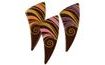 Chocolate decoration - Fans 6 pcs