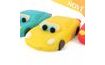 Závodné autíčko – žlté 7 cm (JF4)