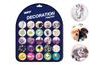Decorative Round Magnet 3.5cm Mix 12