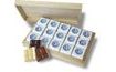 Promotional Chocolate Set 45x5g Wooden Box with Your Design/Logo – from 100 pcs