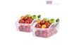 Basket plastic organizer TINA 20x30x13 cm