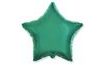Fólia léggömb 45 cm Zöld csillag TÜRKÉZ
