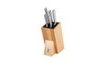 Stainless Steel Knife Set in Wooden Block - 6 Pieces