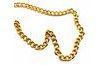 Metal chain 2 m - yellow metal