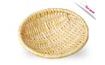 Basket woven round 0.75 - 1 kg (rotang bowl for bread dough raising)