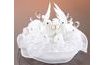 Cake toppers doves 8.5 cm