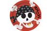 Tányér 8 db - KALÓZ MÓKA - PIRATE FUN - 22,5 cm