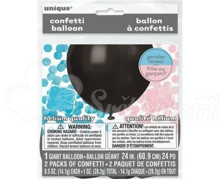 World of Confectioners - Gender Reveal Balloon Set - Baby Shower Party -  Will it be a girl or a boy ? - UNIQUE - Balloons - Celebrations and parties