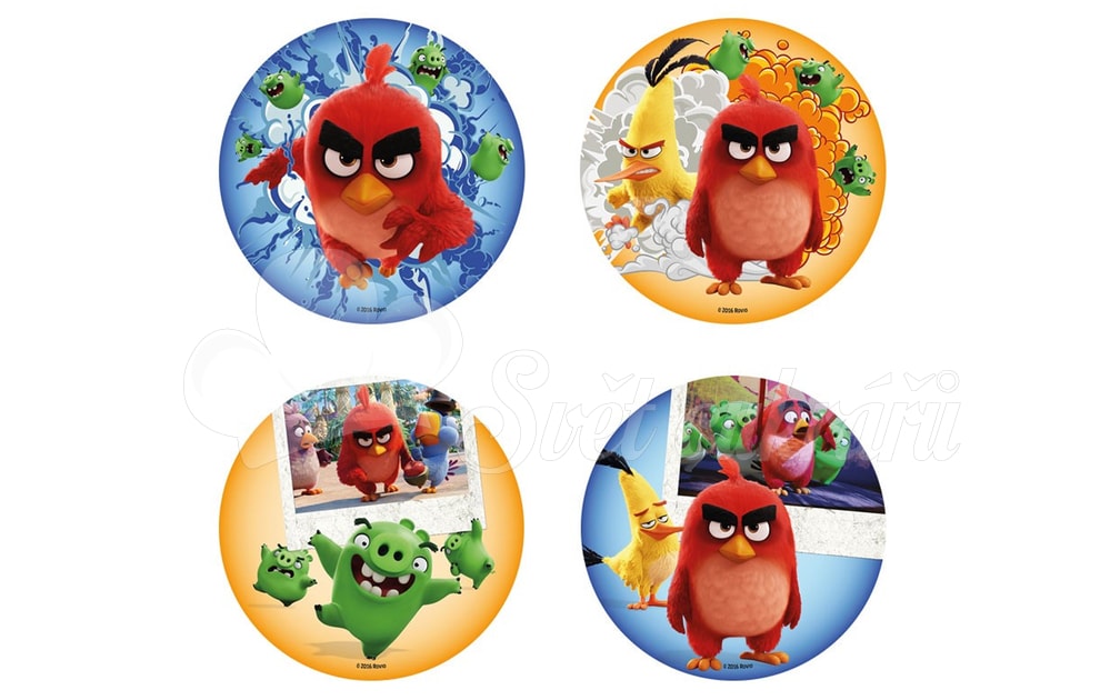 Jedlý papír - Angry Birds - Rovio © - 1 ks - Modecor - Jedlý papír - Jedlá  dekorace, Suroviny - Svět cukrářů