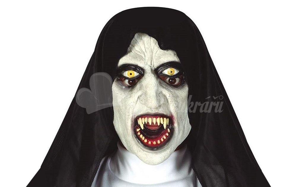 World of Confectioners - Latex mask Sister / SINISTER NUN - Halloween -  GUIRCA - Photo accessories - Celebrations and parties