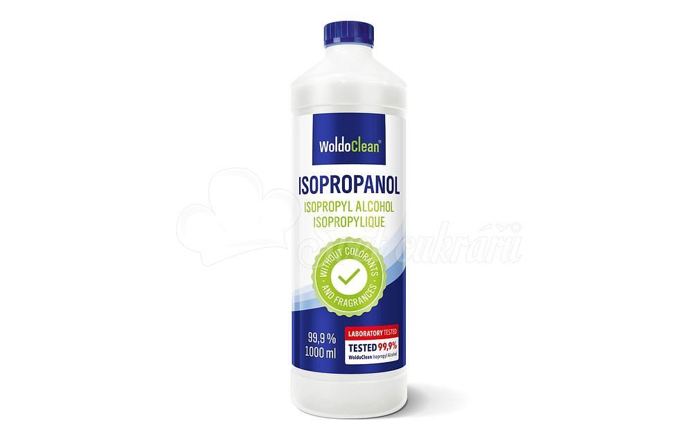 Isopropanol 99,9% - Isopropylalkohol IPA - 1000 ml - WoldoClean® - Úklid  domácnosti - Domácí potřeby - Svět cukrářů
