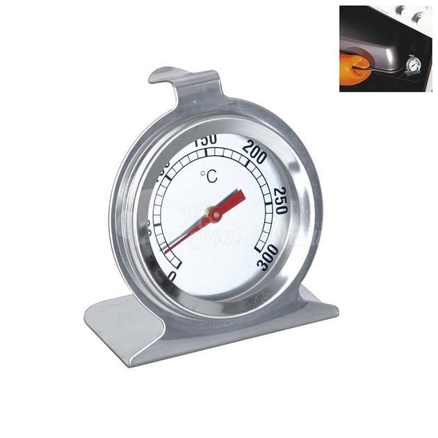 BBQ Oven Thermometer, Safe and Durable Stainless Steel Grill Temperature  Gauge