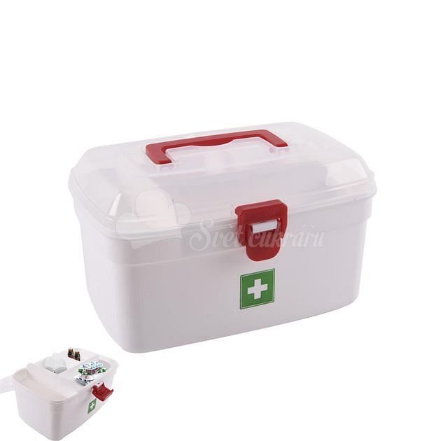 Plastová lékárnička - box na uložení potřeb - ORION - Plastové boxy a dózy  - Ukládání potravin, Kuchyňské potřeby - Svět cukrářů