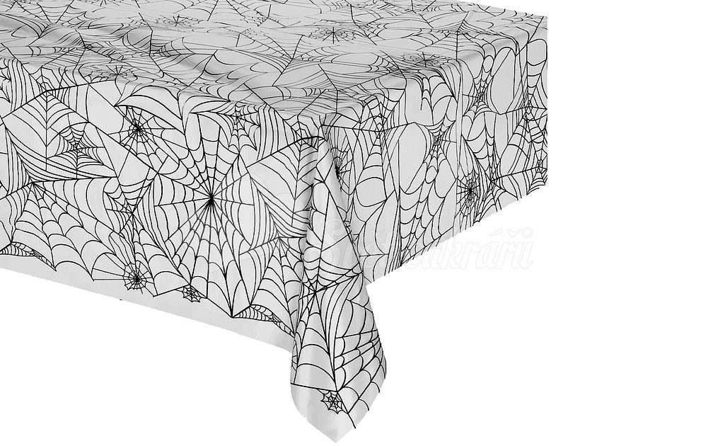 Ubrus průsvitný Pavoučí síť - 1,37 m x 2,74 m - Halloween - UNIQUE - Na  stůl - - Svět cukrářů