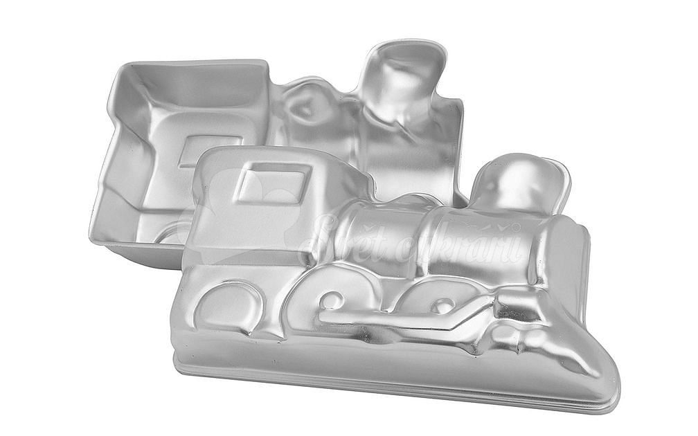 Dortová forma Mašinka (lokomotiva, vláček) 3D - Wilton - 3D formy na pečení  a dorty - Dortové formy, Na pečení - Svět cukrářů