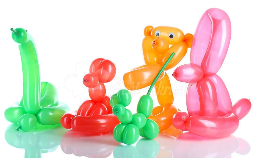 Balónek Modelovací GEMAR úzké - barevný mix, 100 ks - SMART - Balónky -  Oslavy - Svět cukrářů