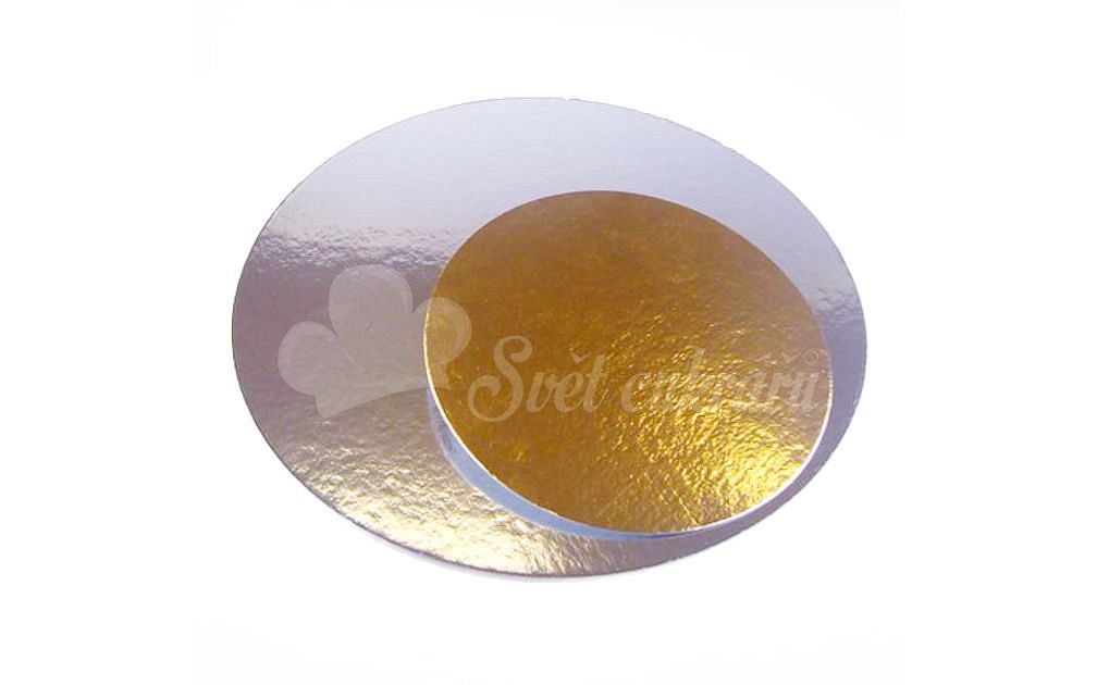 Torta alátét arany és ezüst (kétoldalas) kör - 35 cm - FunCakes - Kerek  alátétek - Torta alátétek, állványok, szalagok, Cukrászati eszközök -  Cukrász világ