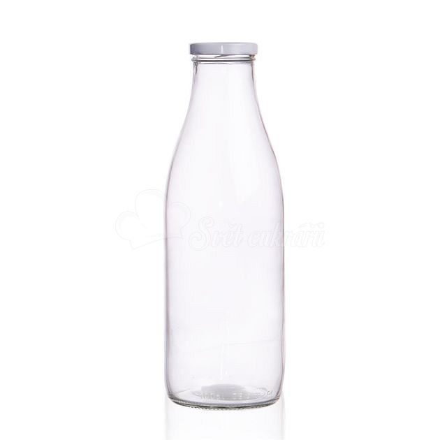 Üveg palack + kupak tejhez 1l átlátszó - ORION - Főzés és tartósítás -  Konyhai eszközök - Cukrász világ