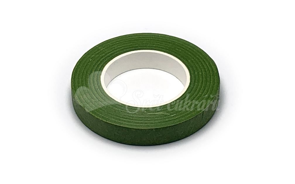 Svet cukrárov - Začisťovacia floristická páska svetlo zelená - Pásky -  Floristické potreby, Modelovacie pomôcky, Cukrárske potreby