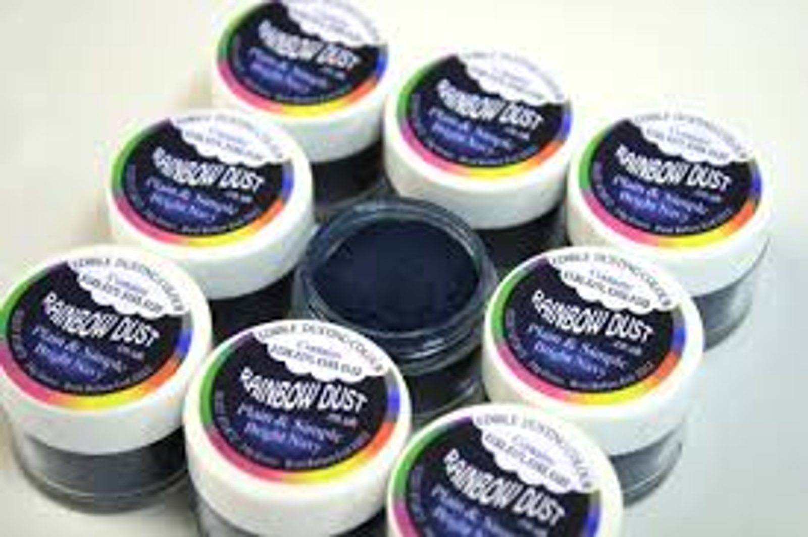 World of Confectioners - Dust color Bright Navy - Rainbow Dust - Raw ...