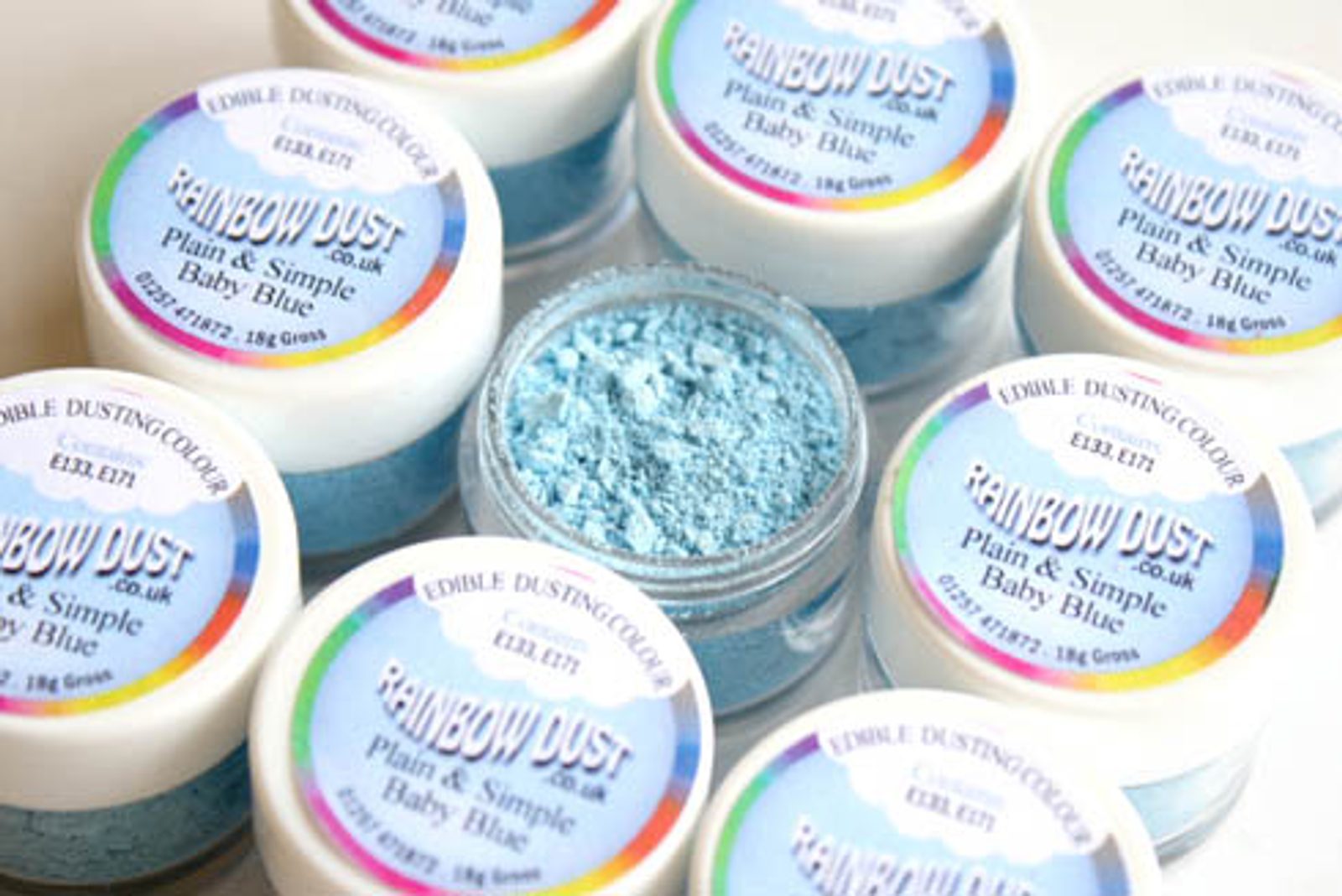 Dust Colours Names World of Confectioners - Dust colour Baby blue - Rainbow Dust - Raw ...