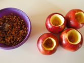 RECEPT: Lehký zdravý dezert - plněná jablíčka