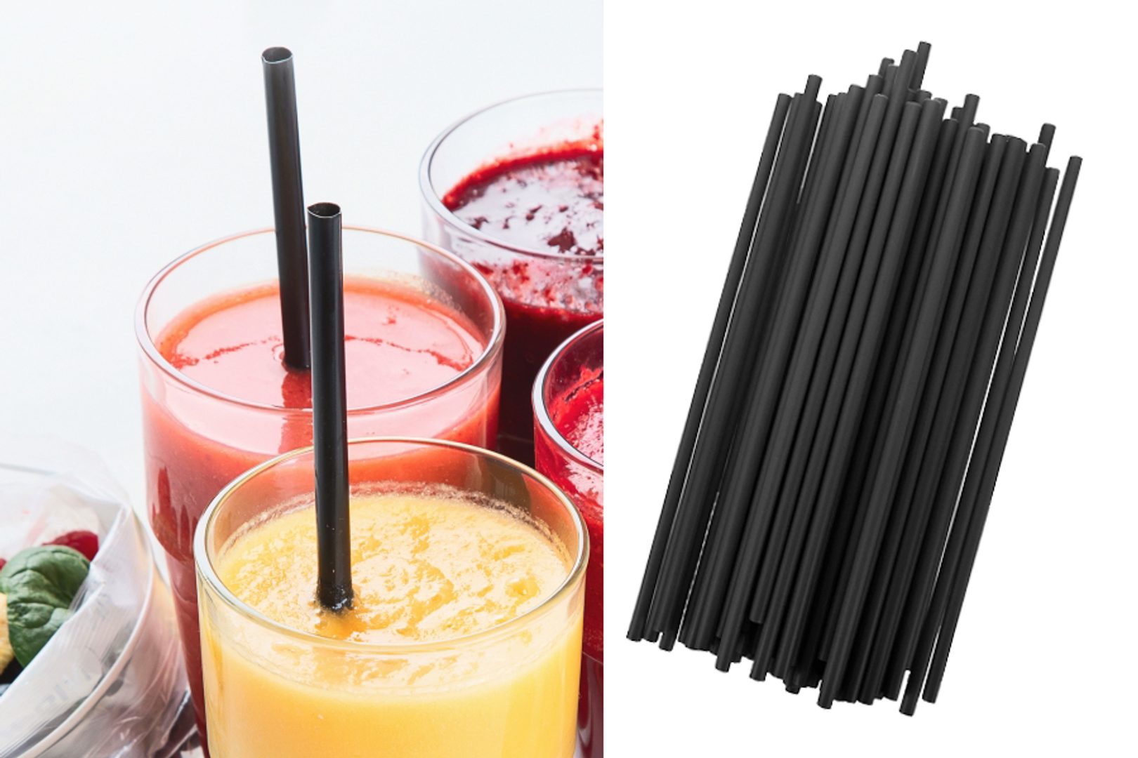 World of Confectioners - Plastic straws - straws 7 x 280mm NEON