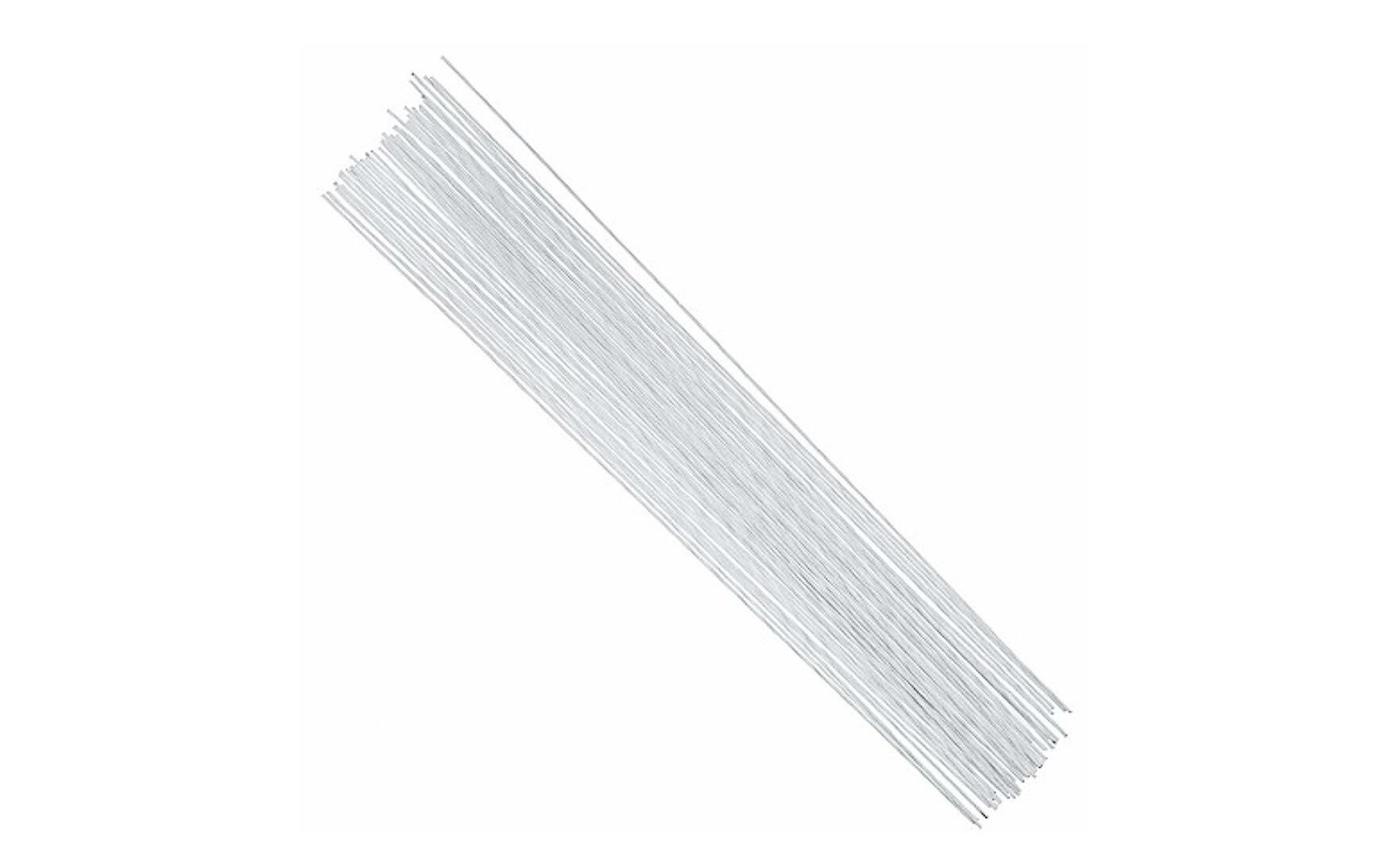 Decora DECORA 20 Gauge White Floral Stem Wire 16 inch,50/Package
