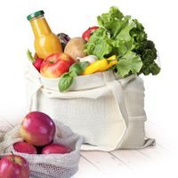 BAVLNENÁ NÁKUPNÁ TAŠKA ECO 39X42 CM