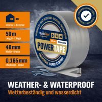 POWER TAPE TEPELNĚ ODOLNÁ LEPÍCÍ PÁSKA 48MM X 50M