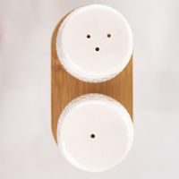 WHITELINE SALT AND PEPPER SHAKER SET