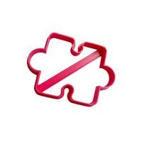 KRÁJACIA DOSKA PUZZLE 7,4 X 10,5 CM - 3D TLAČ