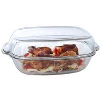 ORION GLASS BAKING DISH WITH LID 8 L