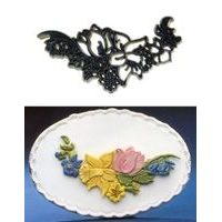 PATCHWORK KISZÚRÓ VIRÁGMOTÍVUMMAL - SPRING (TAVASZ) - 12 X 5,5 CM