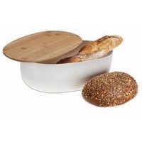 BREADBOX NAMUR PLASTIC / WOOD WHITE