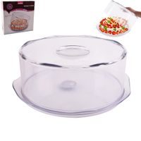 TORTA VAGY SÜTEMÉNY TÁLCA FEDÉLLEL - 35 CM ÁTMÉRŐJŰ