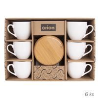 ŠÁLKA PORC. + TANIERIK BAMBU 0,14 L 6 KS