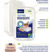 ÁTLÁTSZÓ GLICERIN MASSZA HÁZI KÉSZÍTÉSŰ SZAPPANOKHOZ - SZULFÁTOK NÉLKÜL - 1 KG