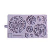 KAREN DAVIES SILICONEN MOULD - RUFFLED ROSES