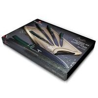 EMERALD COLLECTION NON-STICK KNIFE SET + CUTTING BOARD - 6 PCS