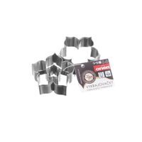 STAINLESS STEEL LILY COOKIE CUTTERS - SET OF 2