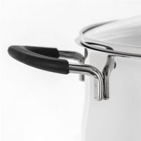 STAINLESS STEEL POT DALIE 10.6 L WITH GLASS LID