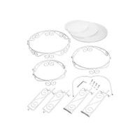 HÁROMSZINTES ESKÜVŐI TORTA ÁLLVÁNY