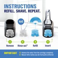 BRAUN COMPATIBLE SHAVER CLEANING SOLUTION 750 ML